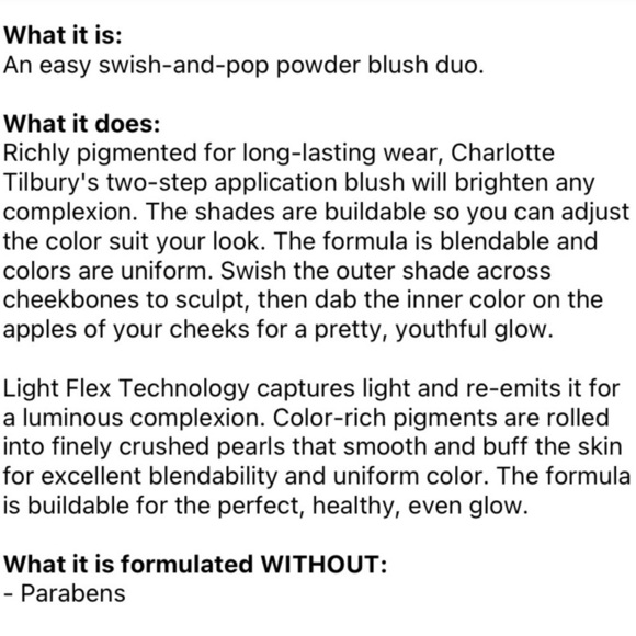 NWOT Charlotte Tilbury Cheek to Chic Swish & Pop Blusher in Sex on Fire - Picture 3 of 4